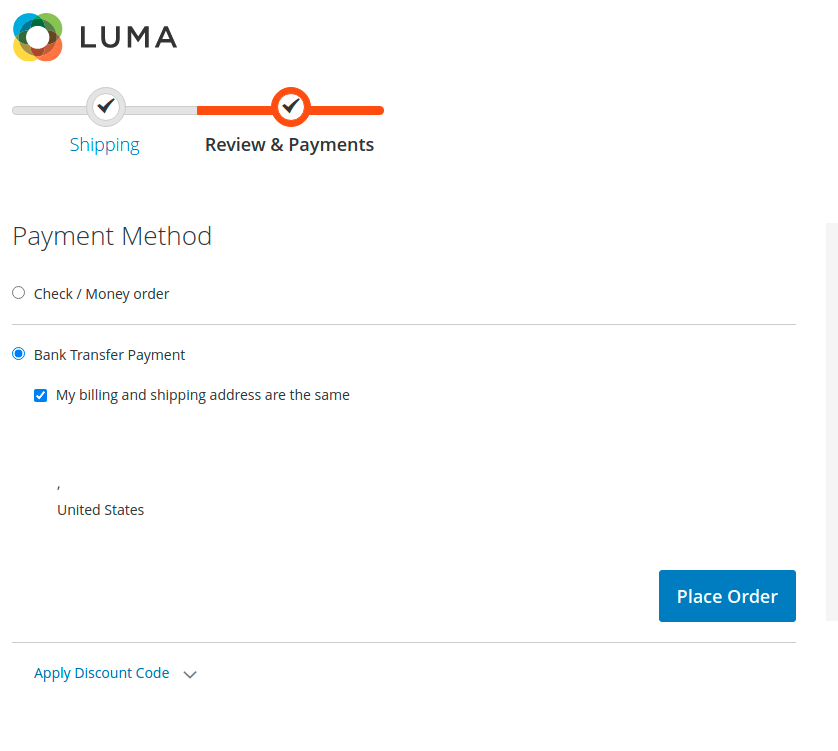 How to configure and pre-select default payment method in Magento 2 checkout